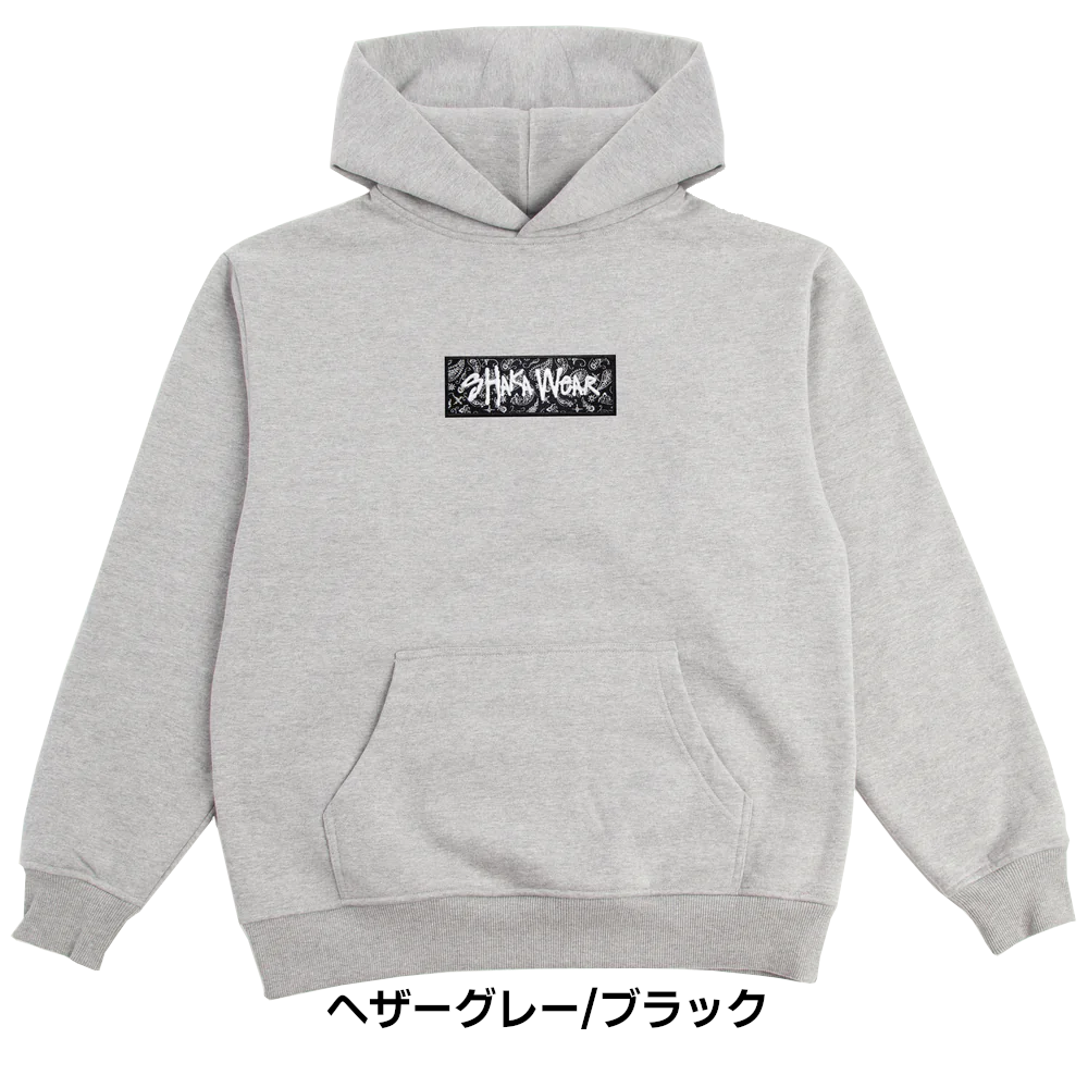 シャカウェア　ペイズリーロゴ SHAKA WEAR パーカー ペイズリー柄 BOXロゴ シャカウェア | アメカジ